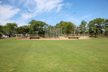 Baseball Field. An empty Baseball Field is clean and ready for the Next Big Game. Baseball is...