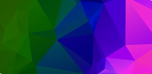 Colorful purple vivid polygonal triangular background pattern