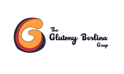 The concept of the Gluttony logo is from the colors of the German flag for the company