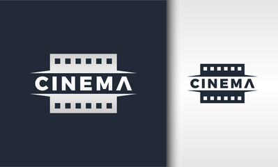 simple cinema film logo