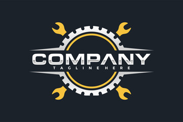 gear wrench emblem logo