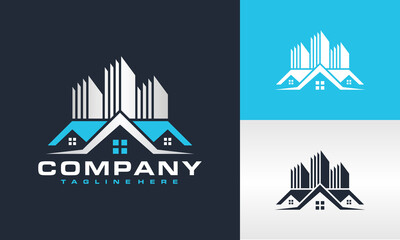 real estate city building logo