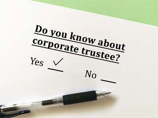 Questionnaire about last will