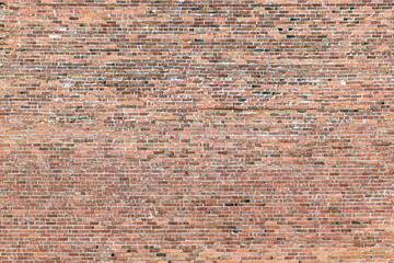 old red historic brick wall