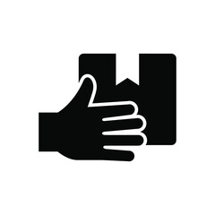 Delivery service icon vector graphic illustration