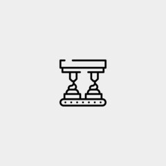 Cake vector icon