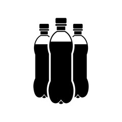 Water bottle icon isolated on white background