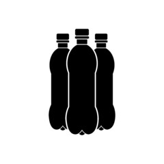 Water bottle icon isolated on white background