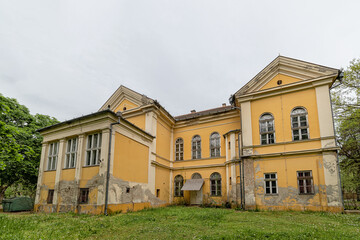 Fototapeta na wymiar Čoka, Serbia - May 01, 2021: Lederer Castle, also known as 
