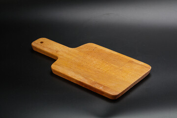 Wooden board for kitchen isolated