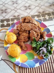 chip cookies on a plate