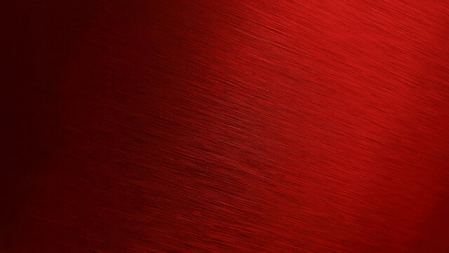 red metal texture background. aluminum brushed in dark red color. close up hairline red stainless texture background for industrial or loft concept.