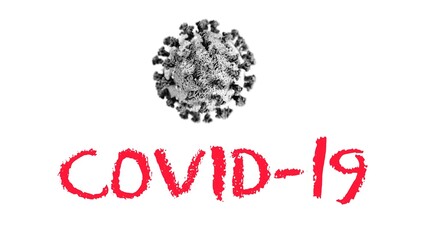 Creative text design COVID-19