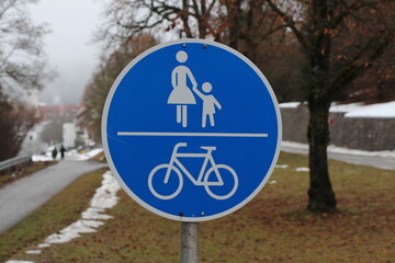 road sign in germany