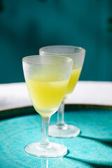 Limoncello, traditional Italian liqueur