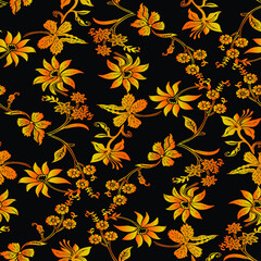 Obraz premium seamless floral pattern
