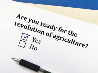 Questionnaire about revolution