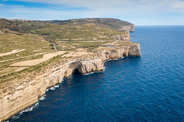 Aerial Views of Migra il-Ferga Malta