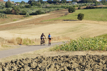 Mountain bike excursions in the unspoiled countryside.