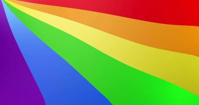 A simple video transition on a transparent background in the colors of the LGBTQ community. Three options for a rainbow transition from stripes.