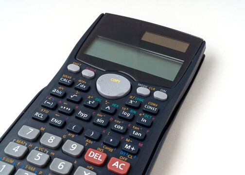 Scientific Calculator Isolated On White Background.