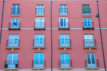 European colorful windows