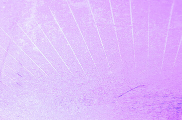 purple ice texture background with windscreen wiper marks 