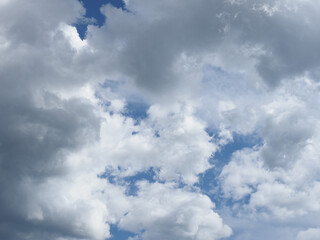 dramatic blue sky with clouds background