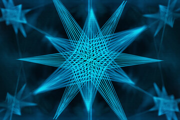 Abstract kaleidoscope background. Beautiful multicolor kaleidoscope texture. Unique kaleidoscope design.