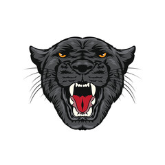 Panther face in wonderful color, good for tshirt design and tattoo also mascot design © ari