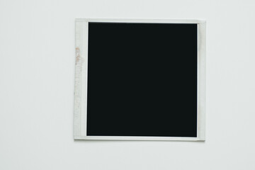 photo frames. Square frame template with shadows isolated on a white background.