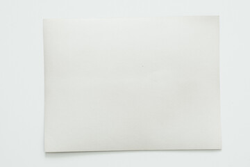 white and old photo card, on a white background