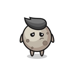 the lazy gesture of moon cartoon character