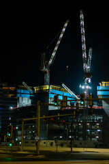 construction site at a port