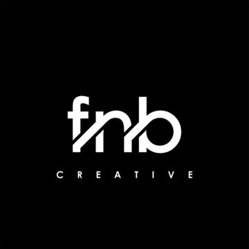 FNB Letter Initial Logo Design Template Vector Illustration