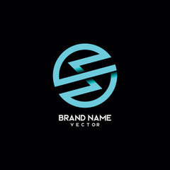 Typography S Letter Logo Design Vector