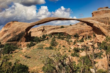 Beautiful Landscape Arch, Arches National Park, Utah, USA