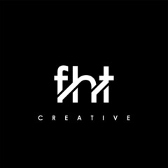 FHT Letter Initial Logo Design Template Vector Illustration