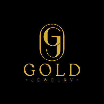 G J Logo, Gold Jewelry Logo Idea