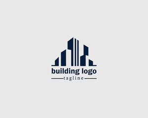 building logo city skyline creative design