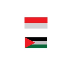 indonesiaa support palestine ilustration