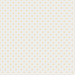 Simple, seamless polka dot yellow on white background