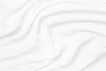 Obraz na płótnie Canvas white cloth background soft wrinkled fabric patrem and surface