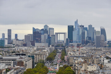 Fototapeta na wymiar Paris, Skyline, Financial center