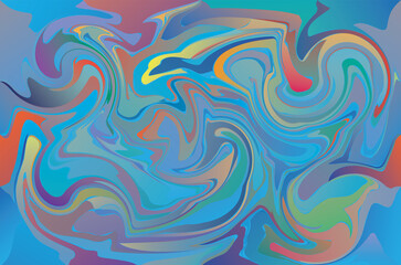 Fototapeta na wymiar Abstract liquid paint background. Marbled pattern