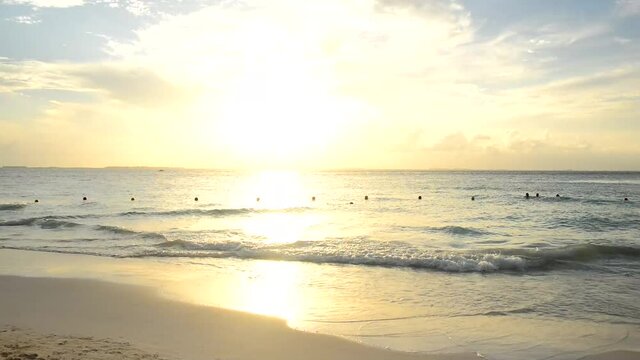 Afternoon at Playa Norte in Isla Mujeres, Mexico