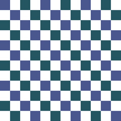 Green, white and blue grid pattern, square