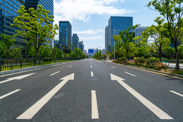 Highway and financial center office building in Ningbo, China