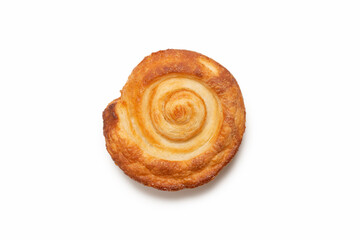 Tasty puff isolated on a white background.