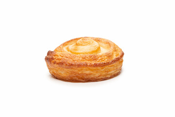 Tasty puff isolated on a white background.